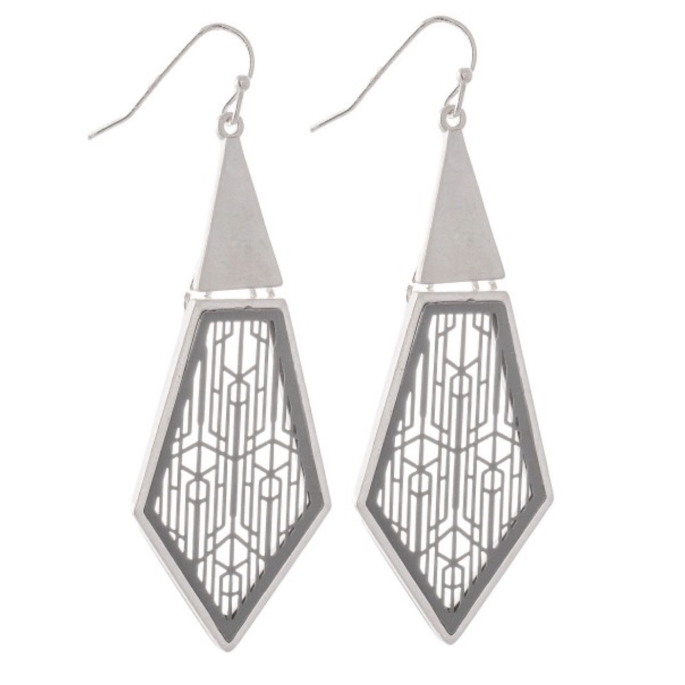 Filigree Hinge Drop Earrings